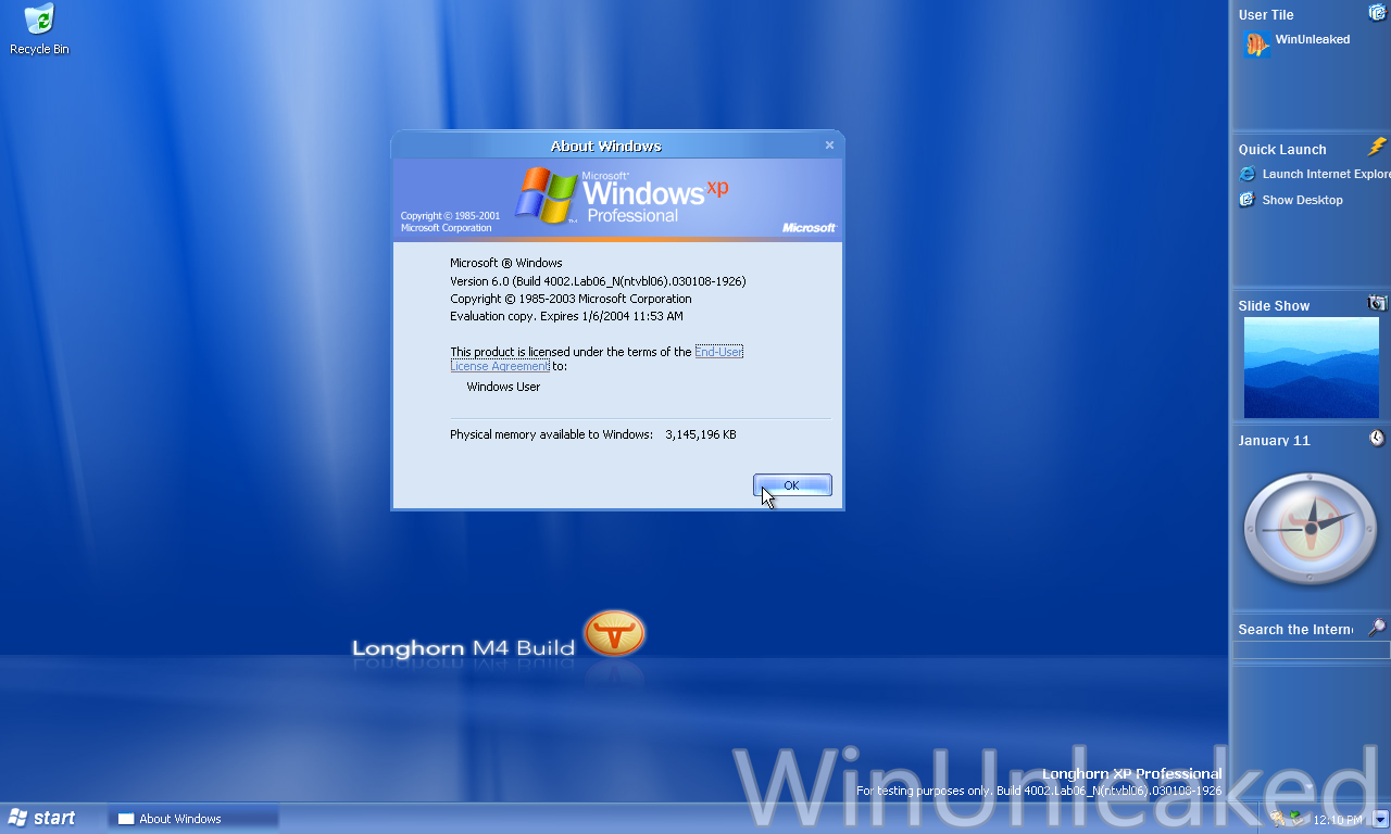 Windows Longhorn Build 4074 Download Iso