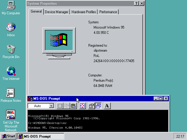 RELEAK] Windows 95 OSR2.1 