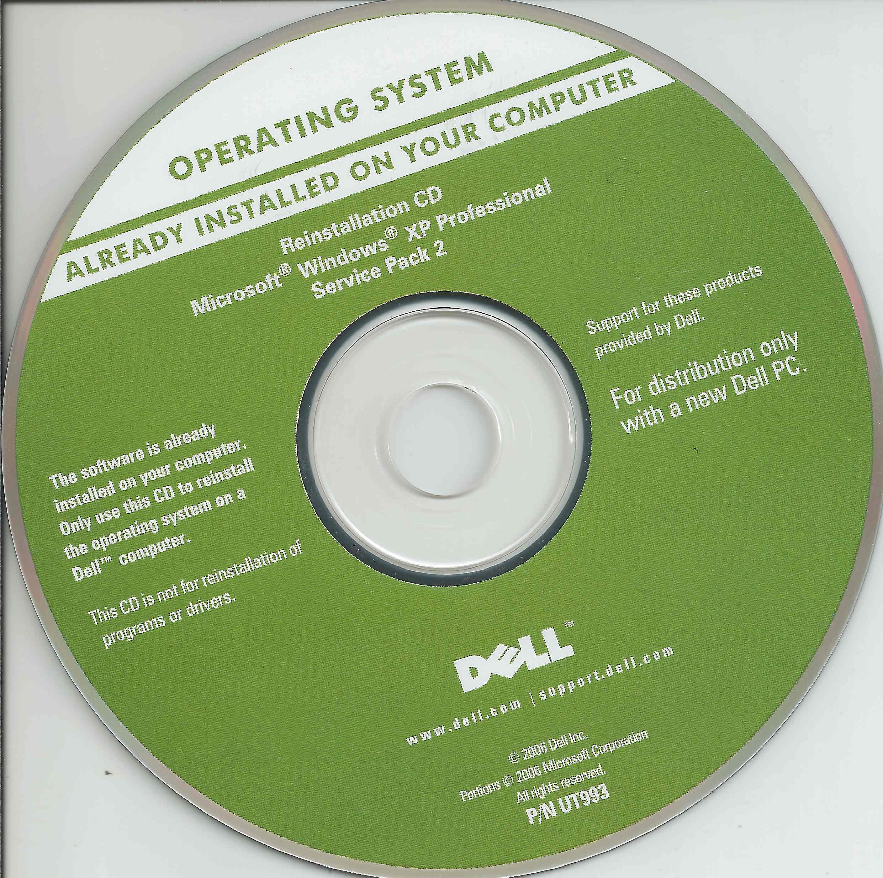 Offer] Microsoft Windows XP SP2 Dell OEM - BetaArchive