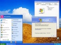 From left-to-right: the start menu, the About Windows dialog, and System Properties