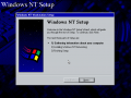 NT 4.0 GUI Setup Welcome Screen