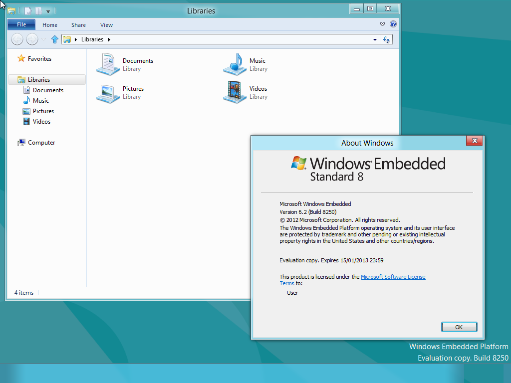 Семейство встраиваемых ОС Windows embedded. Windows embedded Standard 8. Windows embedded Standard 2009. Windows embedded Standard 8.1. Server evaluation