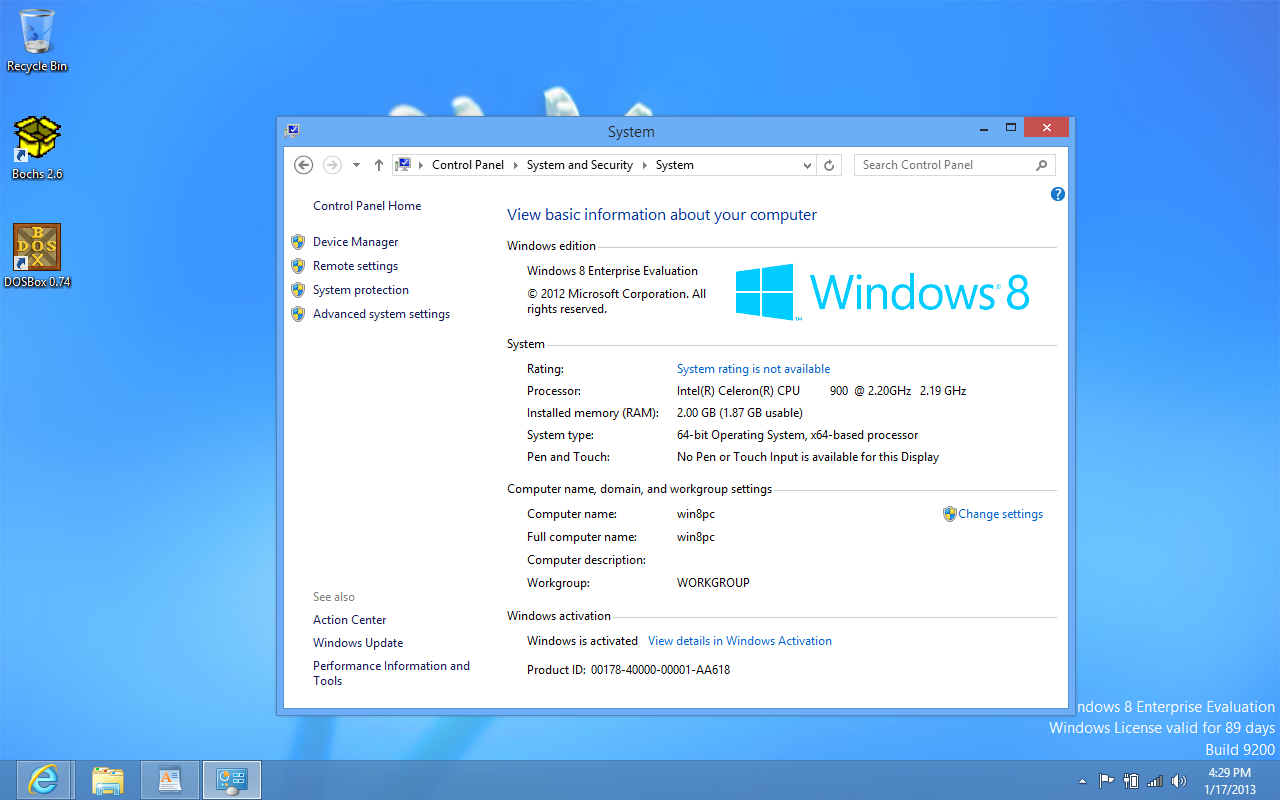 Операционная система Windows 8. Windows 8 build 9200. Виндовс 8 2012. Windows 8.1 корпоративная.