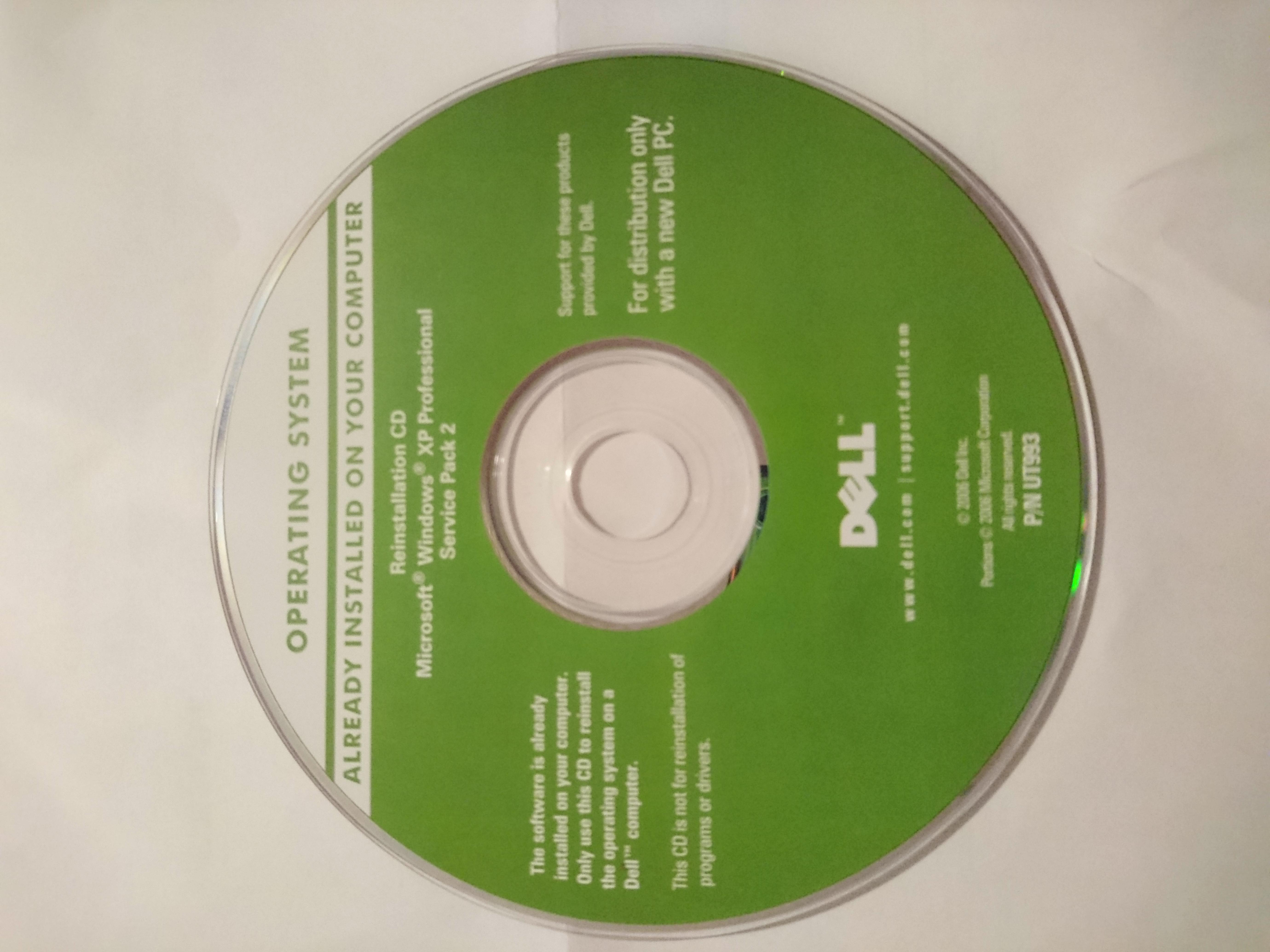 OFFER] CD Microsoft Windows XP Professional SP2 P/N UT993 - BetaArchive