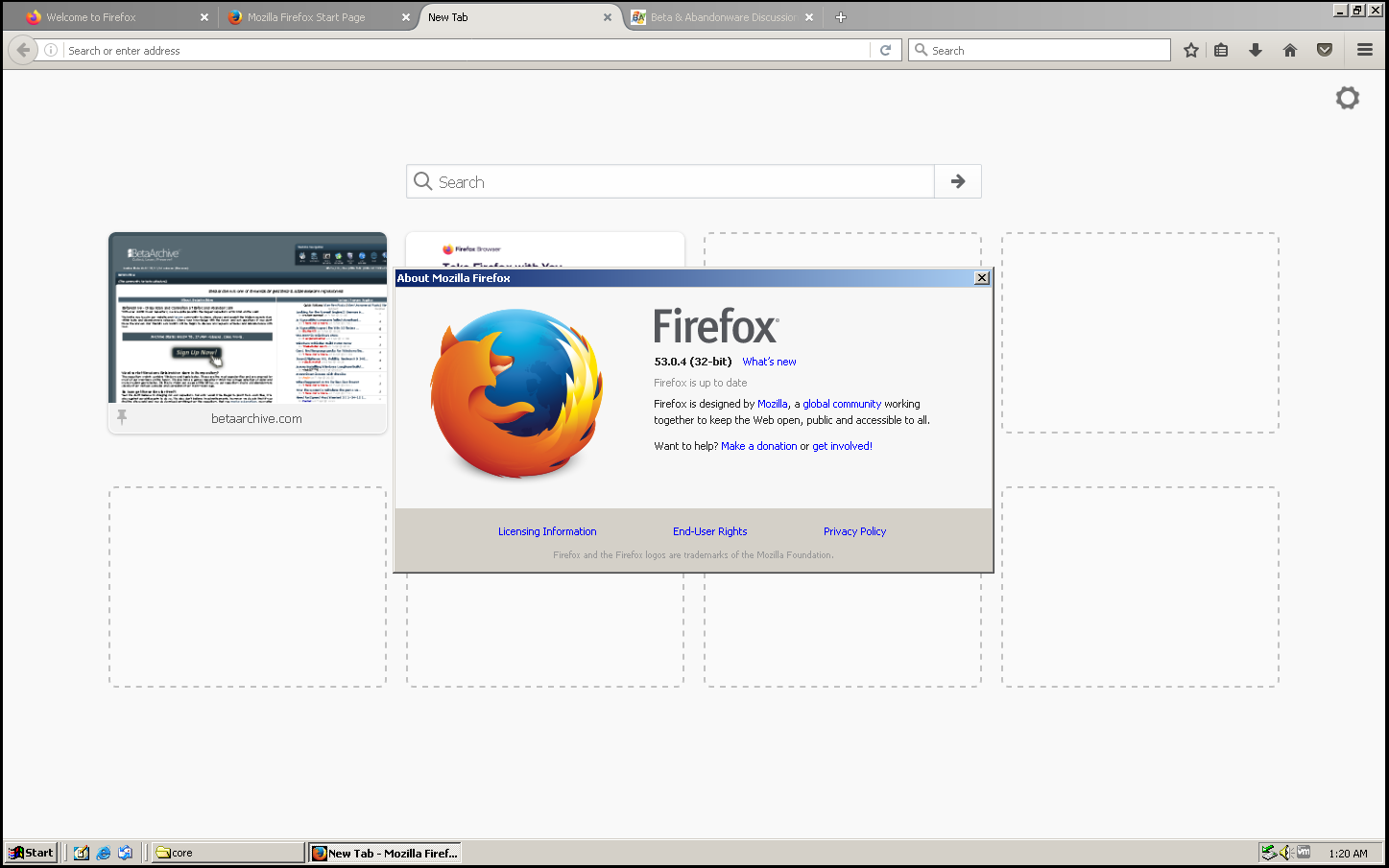 Firefox 32 bit