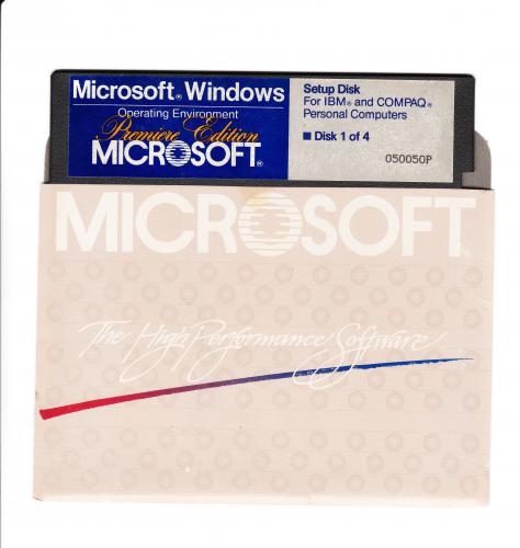 File:Windows 1 Premier Edition Disk 1 floppy.jpeg