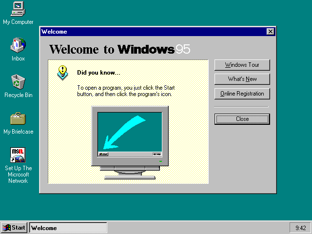 File:Windows 95 Build 950 - Interim 950Interim1stBoot.png