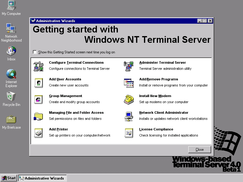File:NT 4 Build 1381 Terminal Server Build 307 - Hydra - Beta 1 Setup 26.jpg