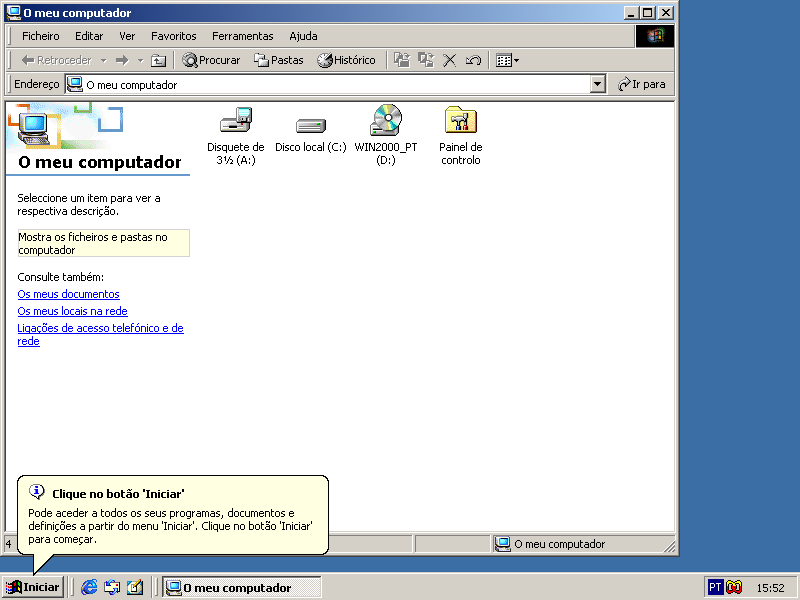 File:Windows 2000 Build 2195 Pro - Portuguese Parallels Picture 25.png