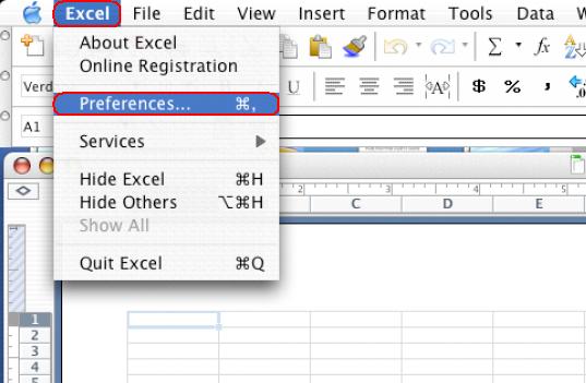 [GRAPHIC: Microsoft Excel for Mac]