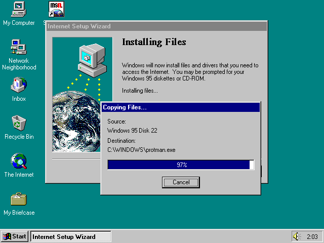 File:Windows 95 Build 950A OSR1.5 on 31 floppies Setup36.png