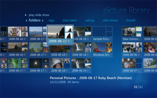 File:Windows 7 PDC Media Centre Edition SmallPicturesLibrary.png