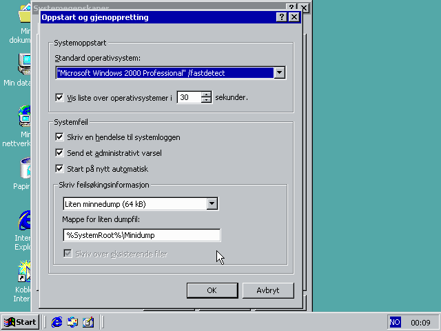 File:Windows 2000 Build 2195 Pro - Norwegian Parallels Picture 30.png