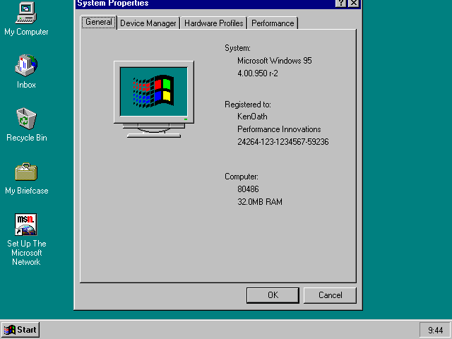 File:Windows 95 Build 950 - Interim 950InterimProp.png