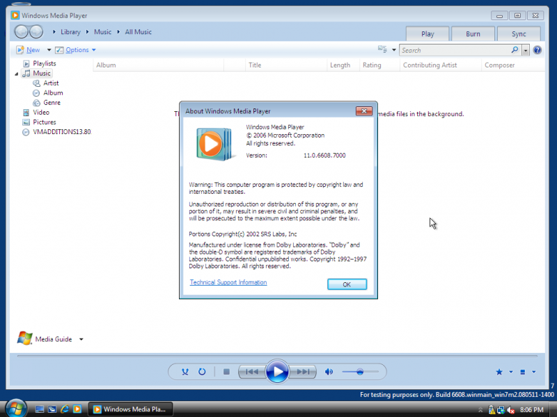 File:Windows 7 Build 6608 wmp11 about.png