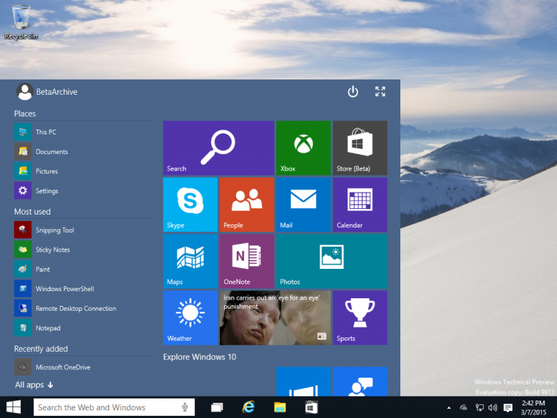 File:Windows 10 Build 9913.png