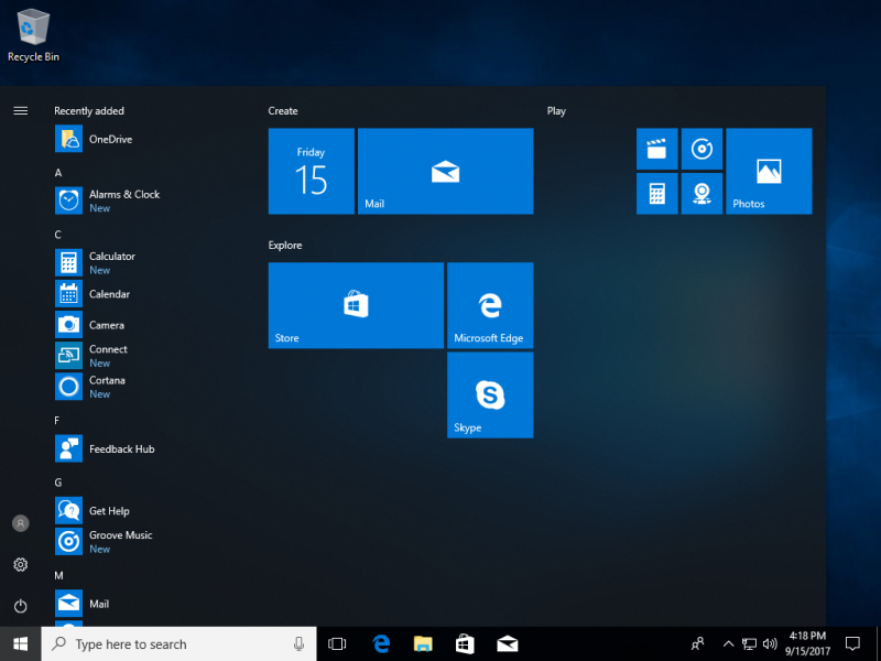 File:Windows 10 Build 16288.png
