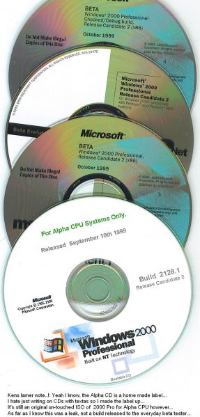 File:Windows 2000 Build 2128 Pro Check-debug Setup CDs.jpg