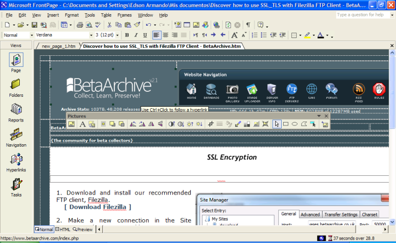 File:Office XP FrontPage Main.png