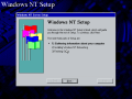 Windows NT Setup Welcome
