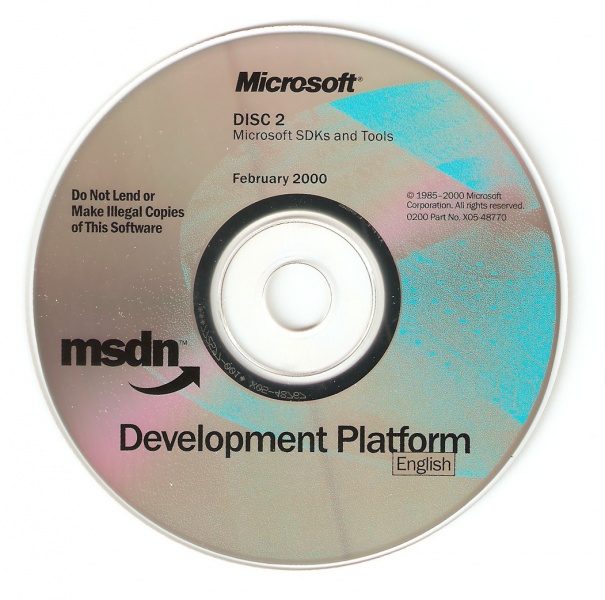 File:MSDN February 2000 Disc 2.jpg