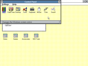 Windows NT 10-1991 - 39 - Control Panel.png