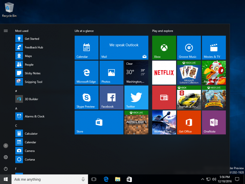 File:Windows 10 Build 14986.png
