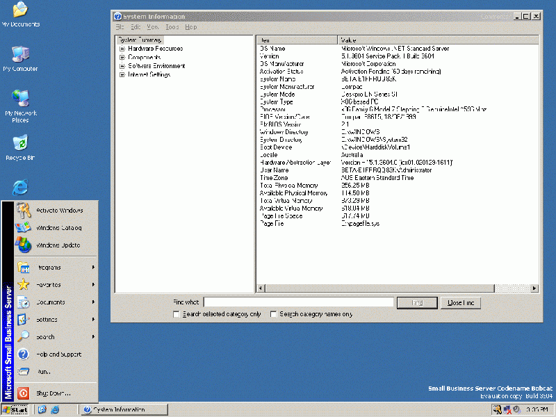File:Windows Codename Bobcat Build 3604 MSinfo32.gif
