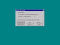 result of executing in Command Prompt dsmgr -file C:\winnt\system32\accounts.inf. Logged in as katsumiy