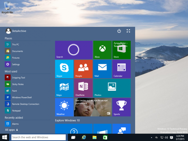 File:Windows 10 Build 9918.png