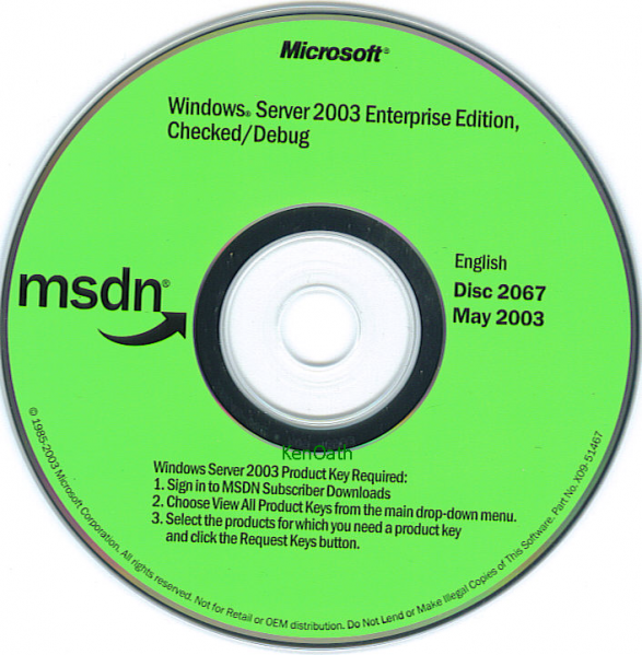 File:Windows 2003 Build 3790 Enterprise Server - Checked Debug Build Setup CD.png